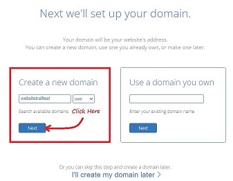 Create A New Domain