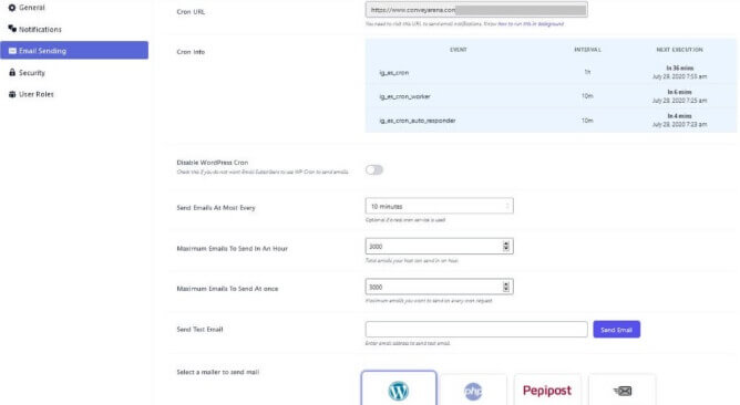 Email Subscribers And Newsletters Notification Email Sending