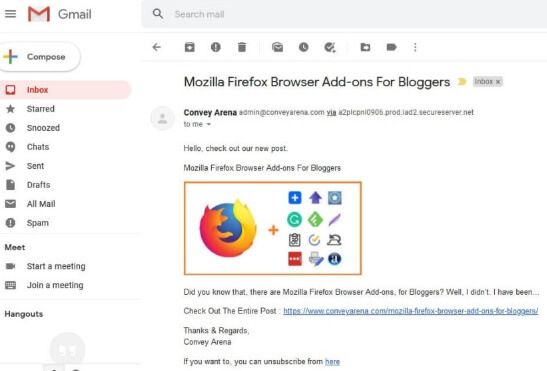 Email Subscribers And Newsletters Post Notification Email