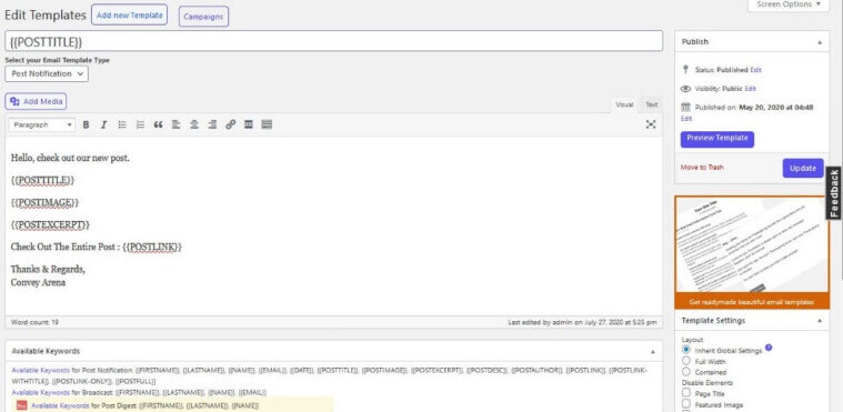Email Subscribers And Newsletters Templates