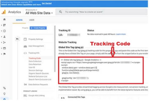 Google Analytics Tracking Code