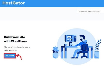 HostGator Dashboard Get Started