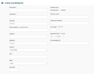 HostGator Enter Billing Info