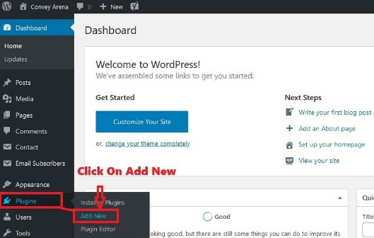 Method 1 Installing Contact Form Add New