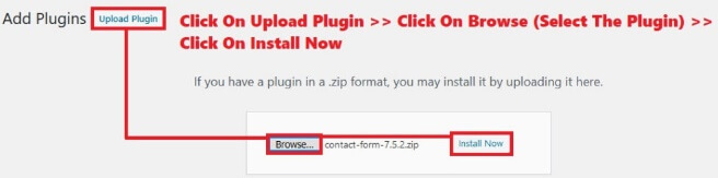 Method 1 Installing Contact Form Upload Plugin