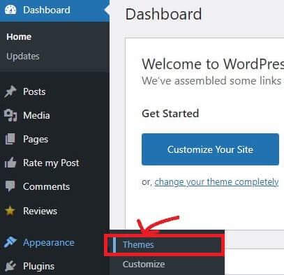 WordPress Appearance Themes