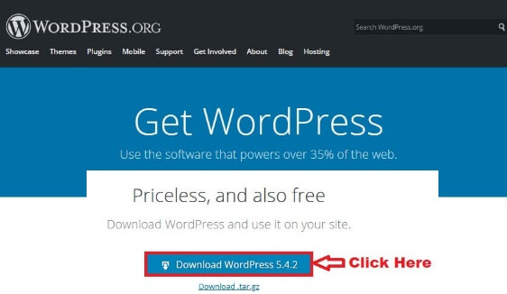 WordPress Download Page