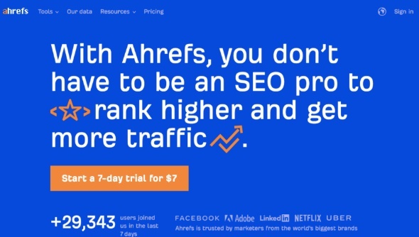Ahrefs Keyword Research Tool