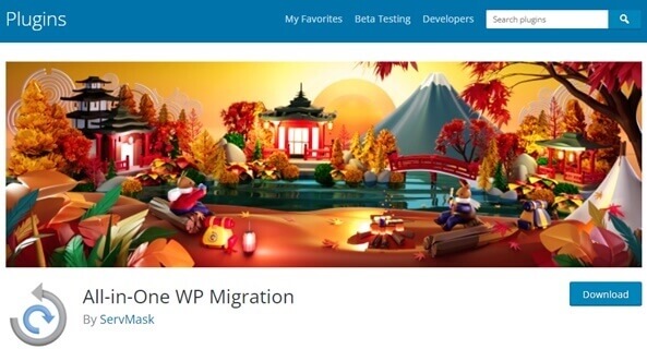 All In One Migration WordPress Migration Plugin