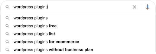 Google Search Example