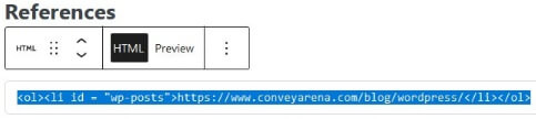 HTML Reference Code