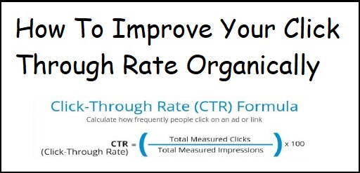 How To Improve Your Click Through Rate Organically