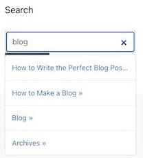 Live WPSearch Widget On Sidebar Example