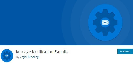 Manage Notification E-mails Plugin