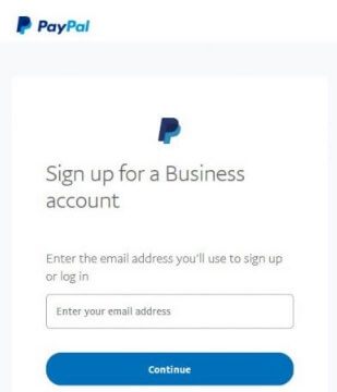 PayPal US Enter Email
