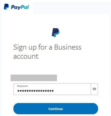 PayPal US Enter Password