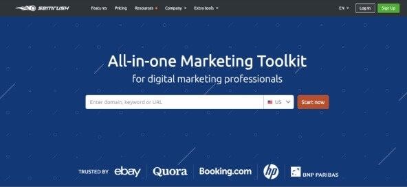Semrush Keyword Research Tool