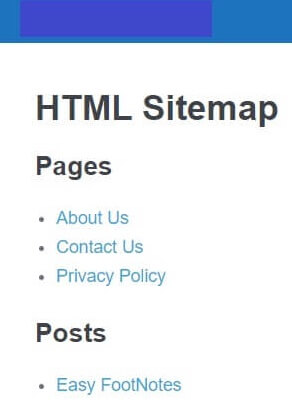 Simple Sitemap Preview