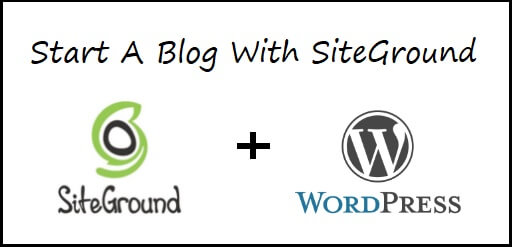Start A Blog With SiteGround Hosting