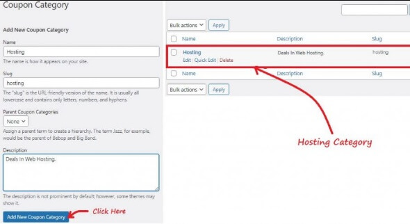 WP Coupon Hosting Category