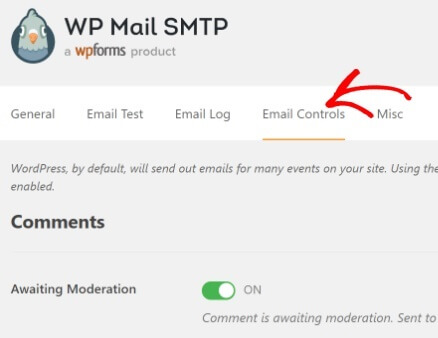 WP Mail SMTP Email Controls