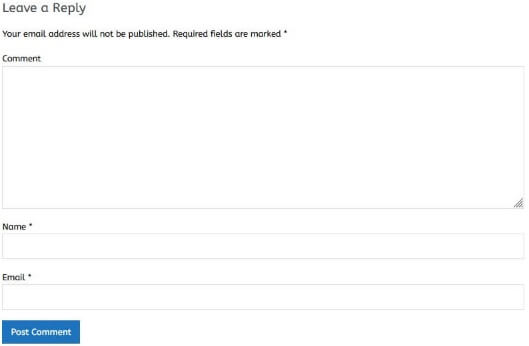 Website URL Field Removed From Comment Form