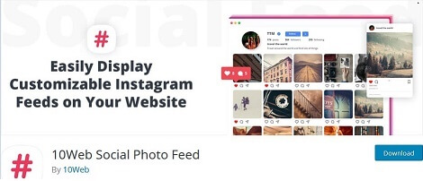 10Web Social Photo Feed