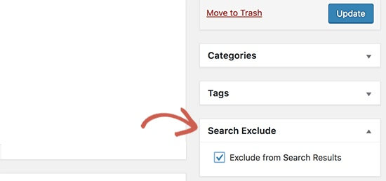 Exclude Search