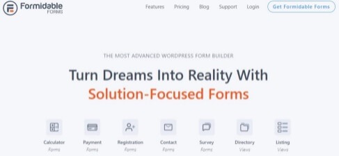 Formidable Forms Homepage