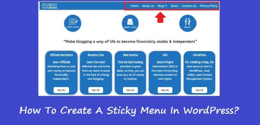 How To Create Sticky Menu In WordPress Site