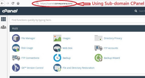 Log In To Cpanel With Subdomain