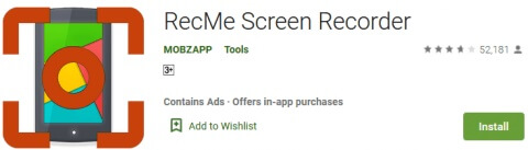 RecMe Screen Recorder