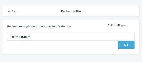 Redirect URL