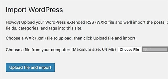 Upload Imported File