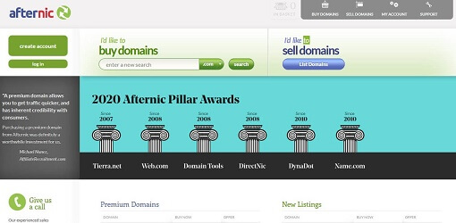 Afternic Website