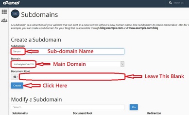 Create A Subdomain In Cpanel
