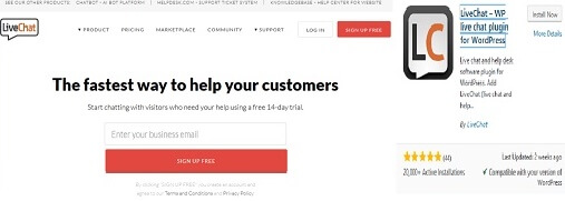 Live Chat WordPress Plugin