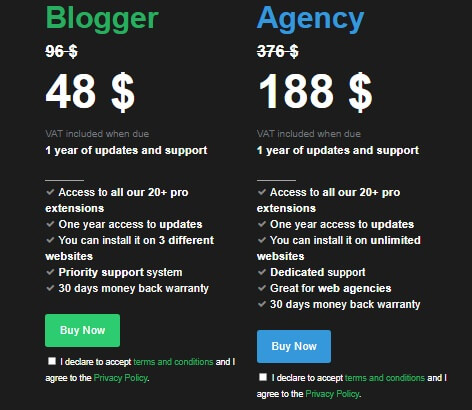 Newsletter WordPress Plugin Plans And Pricing