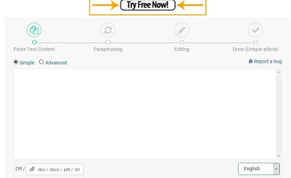Prepost SEO Online Paraphrasing Tool