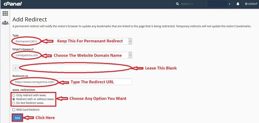 Redirecting From HTTP To HTTPS In cPanel