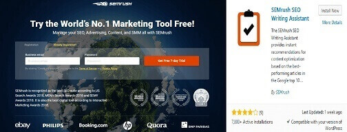 SEMrush SEO Writing Assistance For Business Website