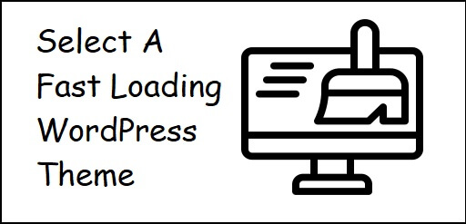 Select A Fast Loading WordPress Theme